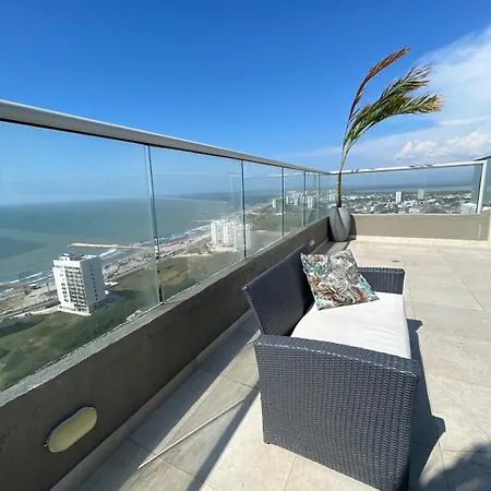 Apartamento Vista Al Mar, Piscina, Cerca A Sitios Turísticos Y Aeropuerto